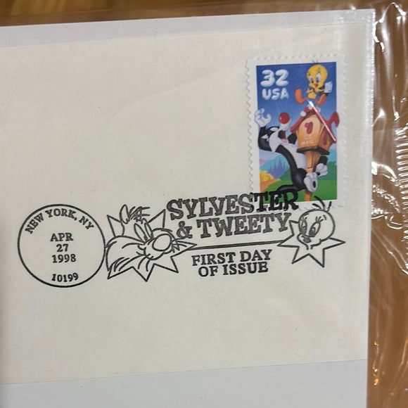 Sylvester & Tweety First Day Of Issue Stamps 1998 - Picture 5 of 8